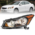 Headlight Assembly for 2008-2012 Honda Accord 4Dr Sedan Left