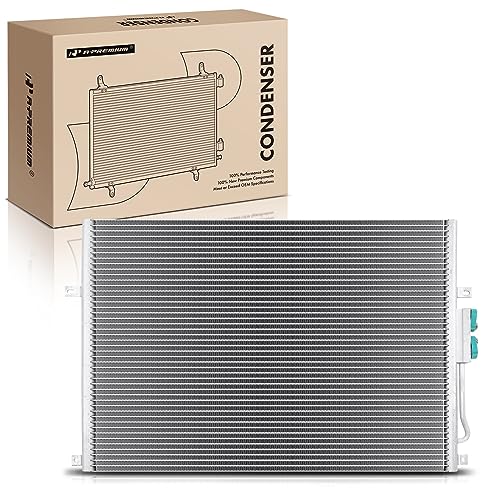 A-Premium Air Conditioning A/C Condenser Compatible with Jeep Grand Cherokee 1999-2003 4.0L 4.7L, Replace# 55115918AB