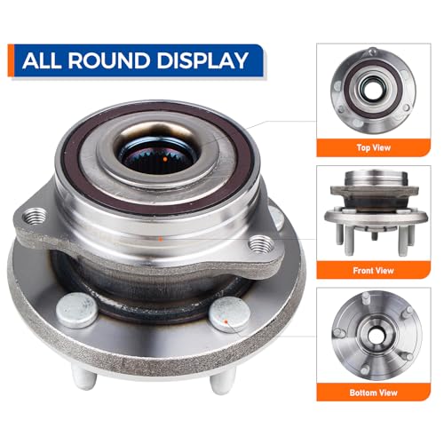 PAROD 513324 Front Wheel Hub and Bearing Assembly Compatible with 2011-2021 Jeep Grand Cherokee, 2022 Grand Cherokee WK, 2011-2023 Dodge Durango 5Lugs