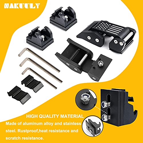 Hood Latches Lock Catch fits 2007-2018 Wrangler JK JKU 18-25 JL JLU Pair