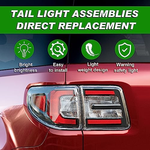 Lochnchn Tail Lights Compatible with GMC Acadia 2013-2016 Acadia Limited 2017 Rear LED Taillights Assembly Left Driver Side Tail Lamp Replace 84051375-PFM.Not Include Bulb
