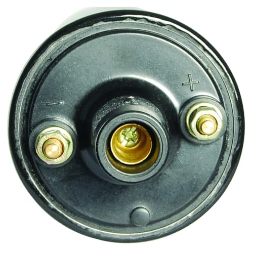 OEG Parts New Ignition Coil With Internal Resistor 3 OHM 12V 12 Volt Universal 35K Voltage Output Spark Coil Plug