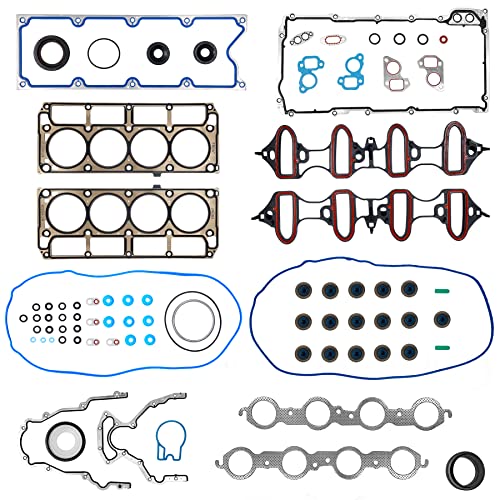 Head Gasket Set 4.8 5.3 L V8, Fit for 2002-2011 Chevy Silverado Tahoe