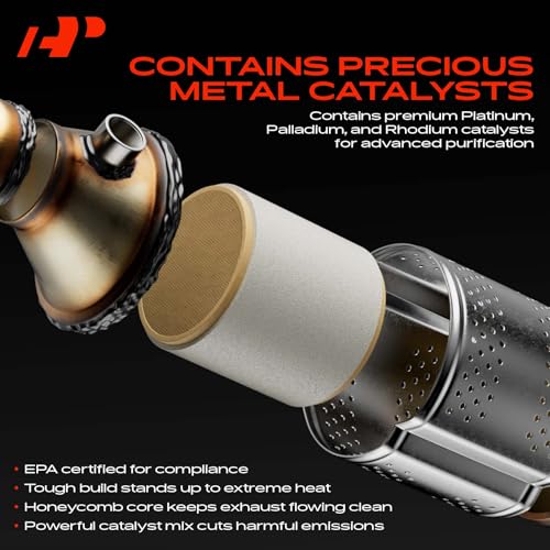 A-Premium Front Exhaust Manifold Catalytic Converter, E.P.A Compliant