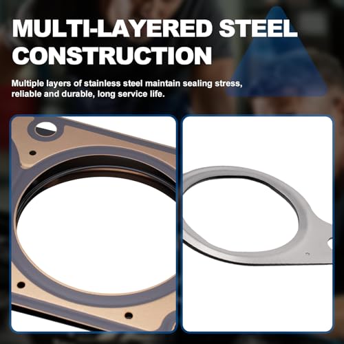 5.3 4.8 MLS Full Cylinder Head Engine Gasket Kit Compatible with 2002-2011 Chevy Silverado Tahoe Avalanche Express Suburban, GMC Sierra Savana Yukon, Buick Escalade 4.8L 5.3L V8