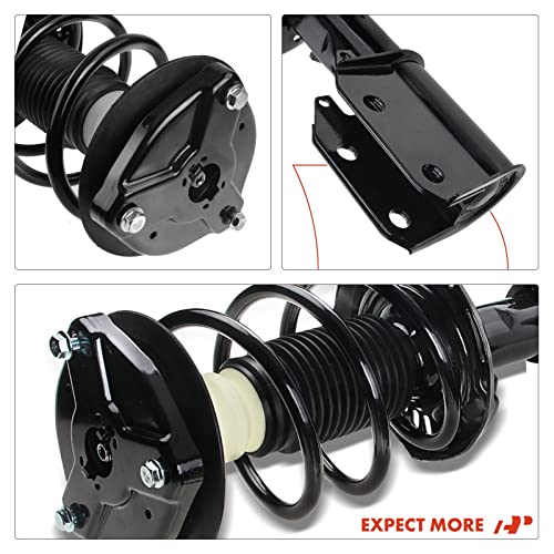 A-Premium Front Complete Struts Compatible with Mercedes-Benz [AWD] C230 2008-2009, C250 2010-2012, C300 2008-2014, C350 2008-2014 - 2x Replacement Suspension Shock Absorber with Coil Spring Assembly