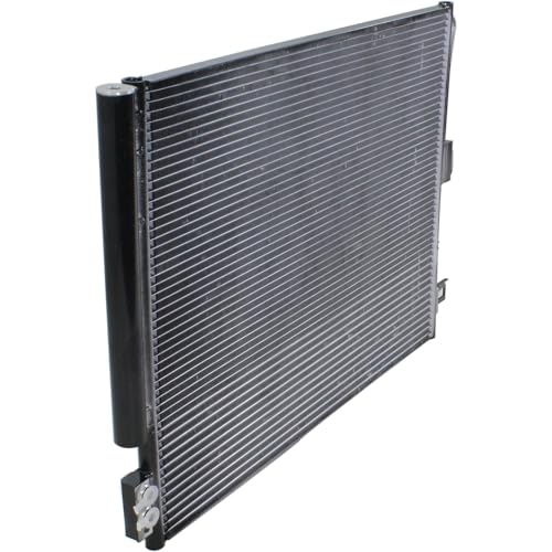 Kool-Vue A/C Condenser Compatible with Jeep Grand Cherokee 2010-2021, for Grand Cherokee WK 2022, for Dodge Durango 2011-2022, for Models with Transmission Cooler, 6 Cyl 3.6L CH3030242