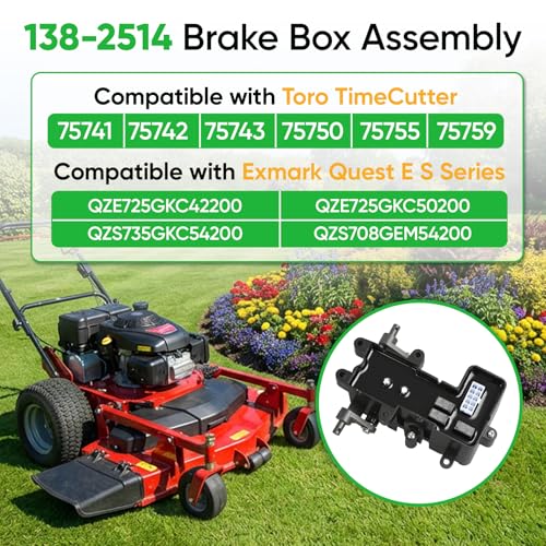 Zgrao 138-2514 Brake Box Assembly Brake Control Module ASM Replacement for Toro Lawn Mower Lawn Tractor, Exmark Quest E-Series S-Series Part, Replace Part # 138-2514