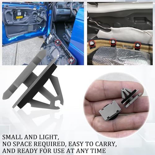 MLAHUIER 30PCS Car Rocker Moulding Clip, Fender Exterior Panel Trim Clips, Auto Body Parts & Trim Replaces 68172491AA 68271803AA 68395627AA, Car Accessories Compatible with Jeep Grand Cherokee