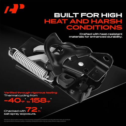 A-Premium Front Right Lower Hood Latch Lock Assembly Compatible with BMW