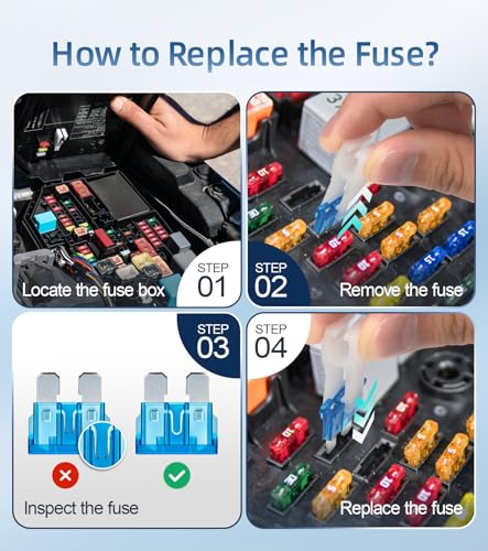 JOREST 360Pcs Car Fuse Assortment Kit, 160 Mini Blade Fuses Automotive + 90 Standard Auto Fuses + 50 Micro Fuse + 60 Micro2 – for RV/Truck/Motorcycle(2A 3A 5A 7.5A 10A 15A 20A 25A 30A 35A 40A)