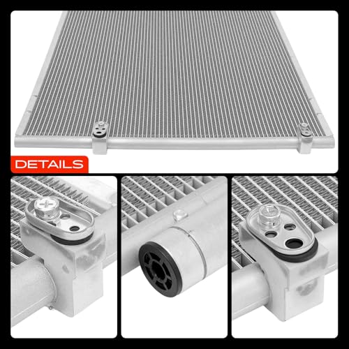 A-Premium Air Conditioning A/C Condenser Compatible with Sienna 2004-2006 V6 3.3L, Sienna 2007-2010 V6 3.5L, Mini Cargo Van, Mini Passenger Van