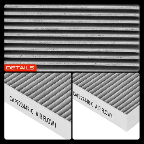 A-Premium 2-PC Cabin Air Filter with Activated Carbon Compatible with BMW 530i, 530i xDrive, X5, X6, X7, 530e, 540i, 540i xDrive, 740i, 750i, 750Li xDrive, 840i, Alpina B7, M5, M550i xDrive, M8