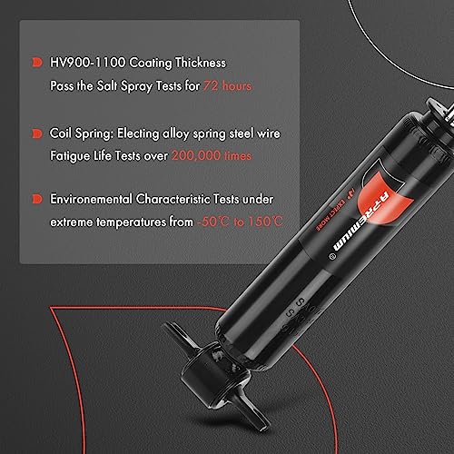 A-Premium Front Pair (2) Shock Absorber Compatible with Dodge Ram 1500 2002 2003 2004 2005 2006 2007 2008, RWD, Driver and Passenger Side
