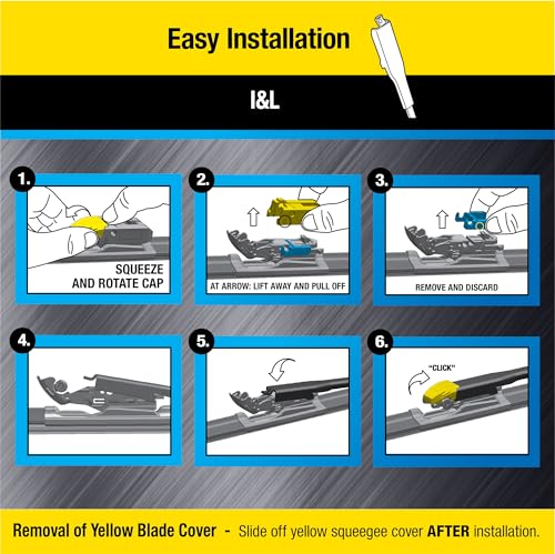 Rain-X 870428 Rugged XL Wiper Blade 28", Windshield Wipers Replacement, Quiet & Durable Beam Design, All Weather Performance & Easy Universal Install, Blade Wear Indicator (Pack of 1)