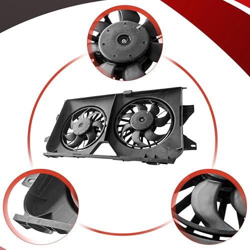 Partsflow Engine Cooling Fan Assembly For 2005-2007 Chrysler Town & Country For 2005-2008 Chrysler Voyager For 2005-2007 Dodge Caravan For 05-07 Dodge Grand Caravan 620-042