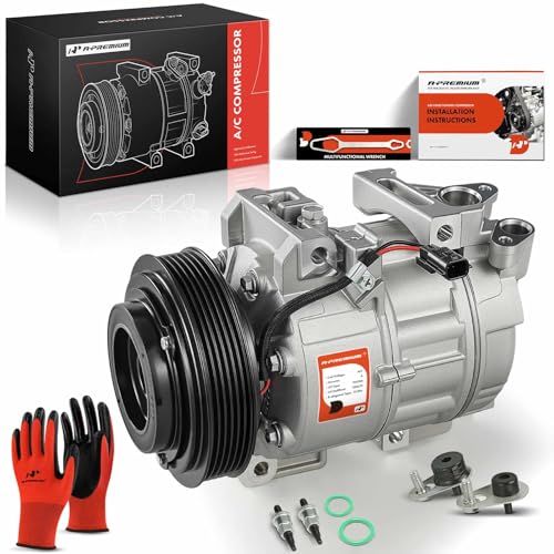 A-Premium A/C Compressor with Clutch Compatible with Nissan Altima 2.5L 2007-2012, Sentra 2.5L 2007-2012