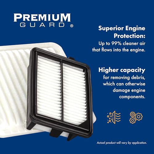 PG PA99365 Engine Air Filter | Fits 2019-2027 Subaru Forester 2.5L; 2018-2026 Crosstrek 2.0L; 2019-2026 Ascent 2.4L; 2022-2026 WRX 2.4L