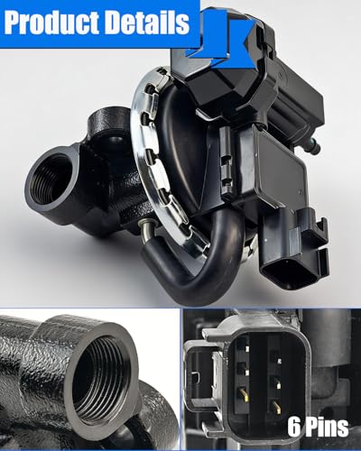 EGR Valve EGV1042 Fits for 2003-2011 Crown Victoria, 2003-2011 Lincoln Town Car, 2003-2011 Grand Marquis, EGR Valve Exhaust Gas Recirculation Valves Replace OE CX2060 5W7E-9Y456-AA 3W7E-9Y456-B3B