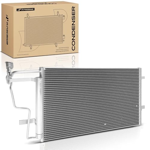A-Premium Air Conditioning A/C Condenser Compatible with 2010 2011 2012 2013 Mazda 3 2.0L 2.5L, Fit Sedan Only