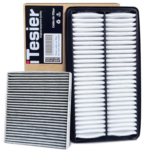 ITESIER Engine Cabin Air Filter kit for Pilot (2016-2022), Ridgeline (2017-2026), Passport (2019-2025), MDX (2016-2020), Replaces 17220-5J6-A10, 80292SDAA01, CA12061
