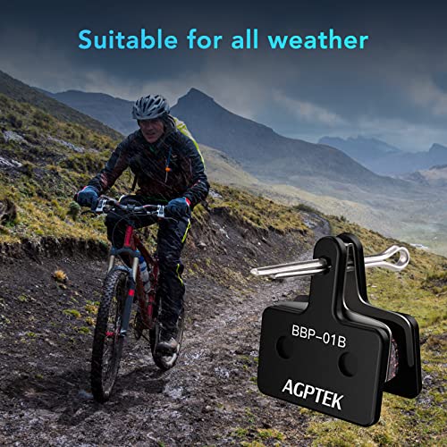 AGPTEK Bike Brake Pads, Compatible with TRP Tektro Shimano Deore Br MTB