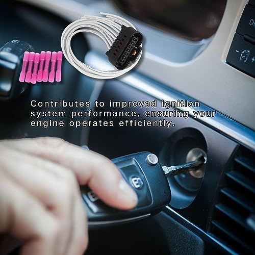 Ignition Coil Connector Wiring Harnesses Compatible with Chevy Cruze 1.4L and 1.4L Turbo 2011-2016 Replaces 13355825 19300475 19300958