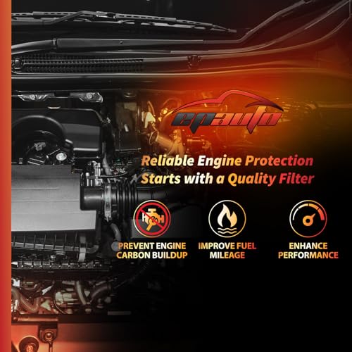 EPAuto GP042 (CA11042) Engine Air Filter, Replacement for Honda Odyssey (2011–2017) – Rigid Panel Filter for 3.5L V6 Engines – Improves Airflow, Fuel Efficiency, and Engine Protection