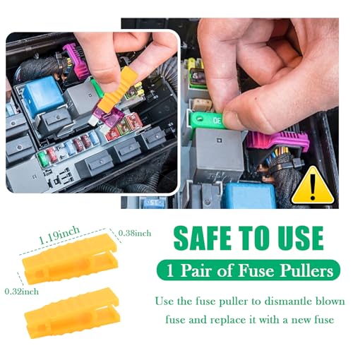 306PCS Car Fuses Assortment Kit,Fuses Automotive Kit Indudes Mini & Low Profile Mini & Standard Fuse for (35A,30A,25A,20A,15A,10A,7.5A,5A,2A),Fusibles para Carro with Circuit Tester
