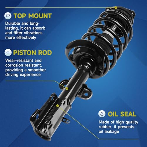 Vextone - Front Struts and Shocks for 2012-2016 Dodge Grand Caravan (NO RT)