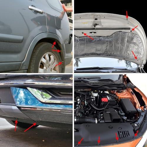 332Pcs Toyota Car Retainer Clips Auto Fasteners Assortment-18 Most Popular Sizes Auto Push Pin Rivets Set for Toyota Lexus Nissan Body Interior and Exterior Retainer Fastener Clip - 2 Years Warranty
