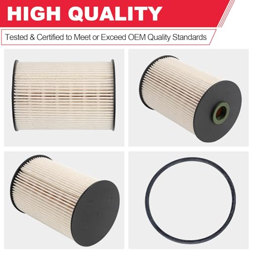 VW TDi Fuel Filter PU 936/1 X Fits for 2010-2014 Golf 2005-2014 Jetta Diesel Engine Volkswagen TDi Fuel Filter Replaces# 1K0127434B 1K0127177B