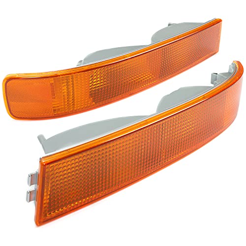 HECASA Corner Light Compatible with 2003-2025 Chevy Chevrolet Express/GMC Savana Van Side Marker Parking Turn Signal Lamp (No Light Bulb) Replacement for GM2520188 GM2521188