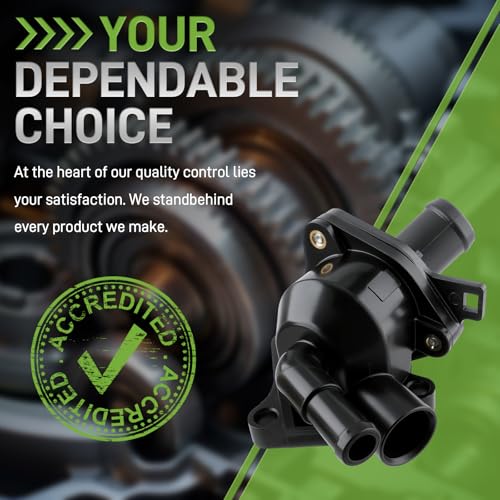 CARBBIA 19320-RAA-A01 Engine Coolant Thermostat Housing Compatible with Honda Civic 2.0L 2006-2011 Compatible with Civic 2.4L 2012-2015 Compatible with CR-V 2.4L 2007-2014 19320-RAA-A02 19320-R40-A01