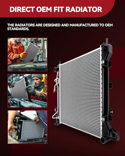AUTOSITY CU1889 Radiator, Compatible with 1997-2003 Grand Prix, 1997-1999 Century, 1997-1999 Regal, 1999-2000 Montana, 1997-2000 Venture, Aluminum Automotive Replacement Radiator (w/ 3/4 Thick Core)