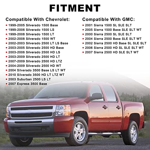 AUTOBABA GEN 3 III LS Gasket Set Kit & LS Head Gaskets Compatible with 1999-2010 GM Chevy Silverado GMC Sierra 1500 2500 Engine LS1 LS6 LQ4 LQ9 4.8L 5.3L 5.7L 6.0L Replace# 12558178 12551933 12611384