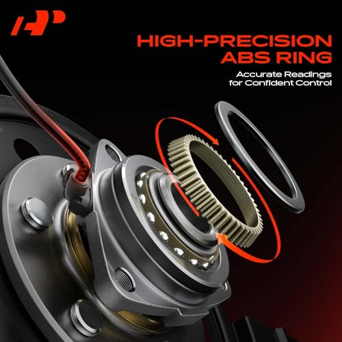 A-Premium 2 x Front Wheel Bearing Hub Assembly Compatible with 4WD Chevy Tahoe Silverado 1500 Suburban Avalanche, Cadillac Escalade ESV EXT, GMC Sierra Yukon XL 1500, with 6-Lug & ABS
