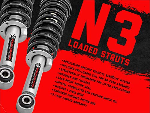 Rough Country 2" Loaded Lifted N3 Struts for 2007-2021 Tundra - 501090