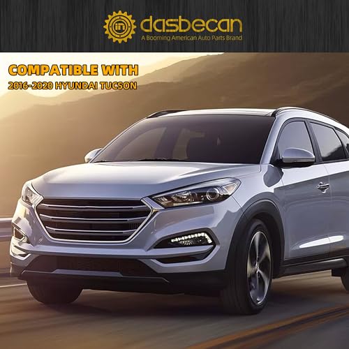 Dasbecan Front Left Driver Side Window Regulator Without Motor Compatible with 2016-2020 Hyundai Tucson Replaces# 82471-D3011 82471-D3010