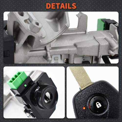 labwork Ignition Switch Lock Cylinder Steering Replacement for Honda Civic Auto Trans 2006 2007 2008 2009 2010 2011