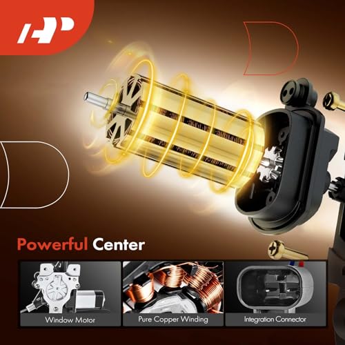 A-Premium Electric Power Window Regulator with Motor Compatible with Hummer H2 2003-2009 Rear Right Passenger Side