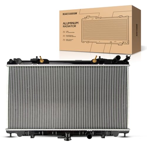 Torchbeam Automotive Vehicle Replacement Engine Radiator for 2000-2006 Sentra 1.8L Transmission Oil Cooler Included