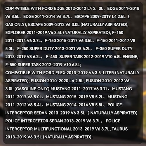 ESWW EVAP Vapor Canister Purge Valve Solenoid 911-222, Emissions Purge Control Valve Replacement for Ford F-150, Escape, Explorer, Mustang, Edge, Lincoln MKX MKT, Replaces AU5Z-9C915-B 9U5Z-9C915-H