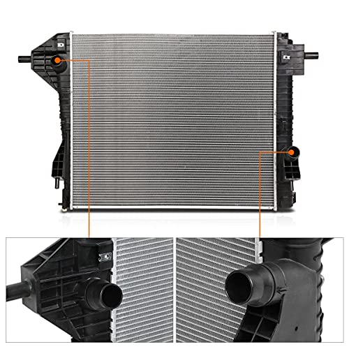 DPI-13231 OE Factory Style Aluminum Core Radiator Compatible with 08-16 Ford F250-F550 Superduty 5.4L/6.2L/6.8L AT
