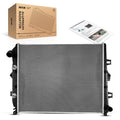 KAX CU13244 Engine Cooling Radiator Replacement, Compatible with 2011-2016 Silverado/Sierra 2500 HD/3500 HD 6.6L