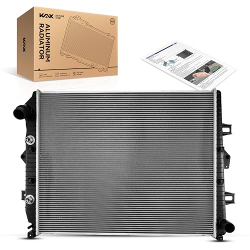 KAX CU13244 Engine Cooling Radiator Replacement, Compatible with 2011-2016 Silverado/Sierra 2500 HD/3500 HD 6.6L