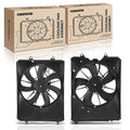 A-Premium Left and Right Engine Radiator Cooling Fan Assembly