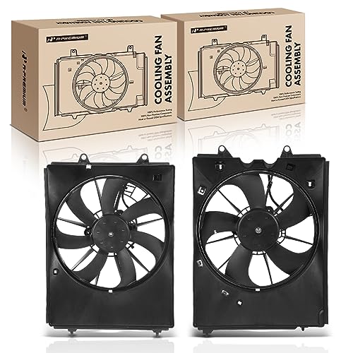A-Premium Left and Right Engine Radiator Cooling Fan Assembly