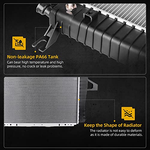 DWVO Radiator Compatible with 1998-2001 Ford Explorer 4.0L,1999-2008 Ranger 3.0L,1999-2011 Ranger 4.0L, 1998-2007 B3000 3.0L, 1998-2009 B4000 4.0L, 2001 Mercury Mountaineer V6 4.0L