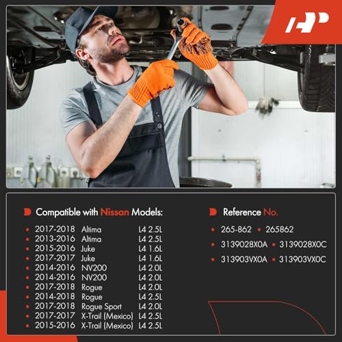 A-Premium Transmission Oil Pan with Drain Plug Compatible with Nissan Altima 2013-2018, Juke 2015-2017, NV200 2014-2016, Rogue 2014-2018, Rogue Sport 2017-2018, FWD and with Auto CVT Transmission